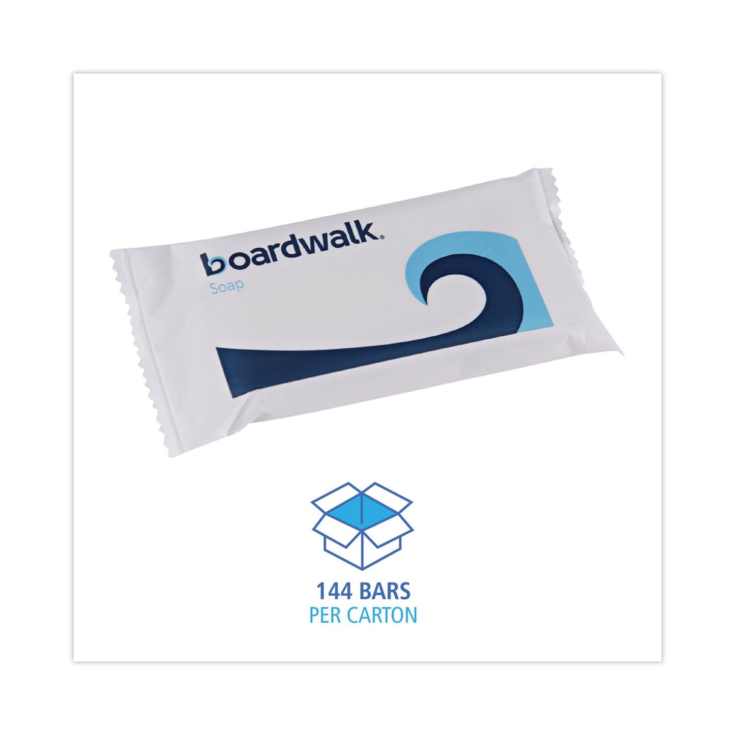 Boardwalk BWKNO3SOAP Face and Body Soap, Paper Wrapped, Floral Fragrance, # 3 Soap Bar (Case of 144) Beauty & Personal Care Boardwalk