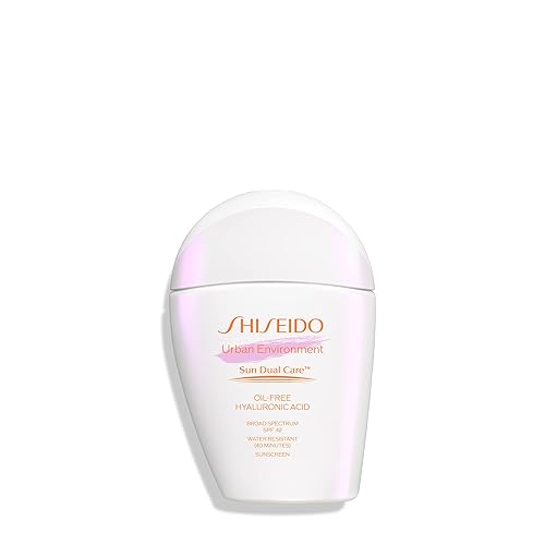 Shiseido Urban Environment Oil-Free Sunscreen SPF 42 - 30 mL - Protects, Hydrates, Mattifies & Works as Face Primer - Water Resistant for 40 Minutes Beauty & Personal Care Shiseido