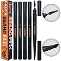 Beard Pen Filler for Men - Barber Styling Grooming Pencil - Waterproof, Sweat Proof, Long Lasting Solution with Natural Finish - Cover Beard and Scalp Beauty & Personal Care FOLLICLE BOOSTER
