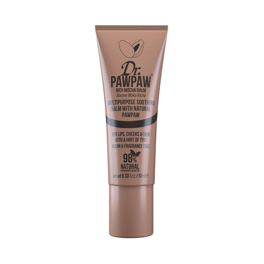 Dr. PawPaw Multipurpose Tinted - Lip Moisturizer with Buildable Color - Natural Tinted Lip Balm - Lip Balm for Sensitive Skin - Rich Mocha - 0.33 oz Beauty and Personal Care Dr. PAWPAW ORIGINAL BALM