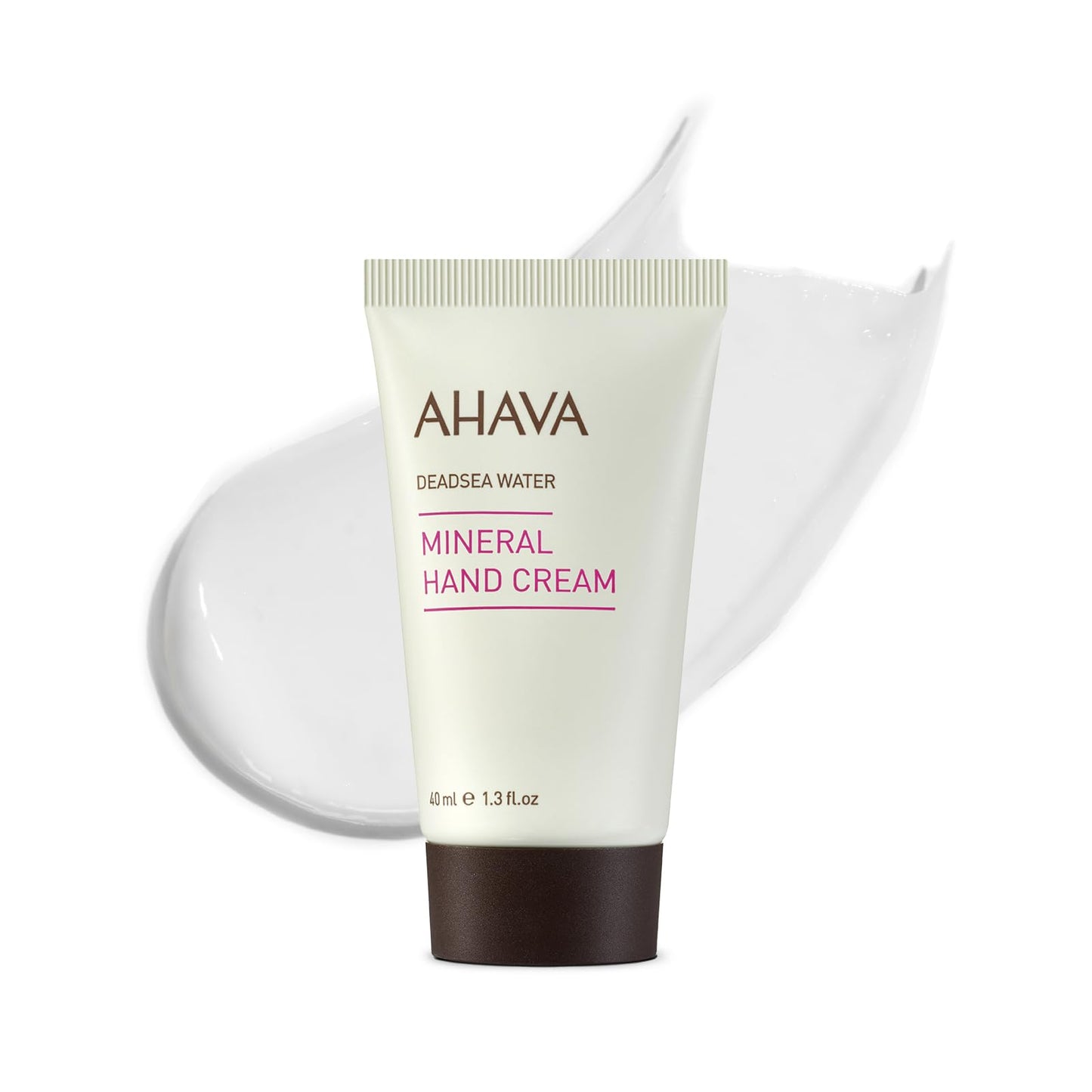 AHAVA Dead Sea Water Mineral Hand Cream, Original, Travel Size - Hand Moisturizer For Dry Cracked Hands, Light & Fast Absorbing, Enriched Beauty & Personal Care AHAVA