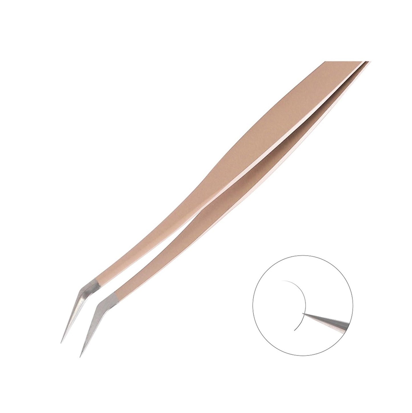 Eyelash Extension Tweezers Stainless Steel 3D Accurate Clip Eyelashes Tweezers Lash Extensions Supplies Set Tool(ZJ-02) Beauty and Personal Care ZXYZXYZZ