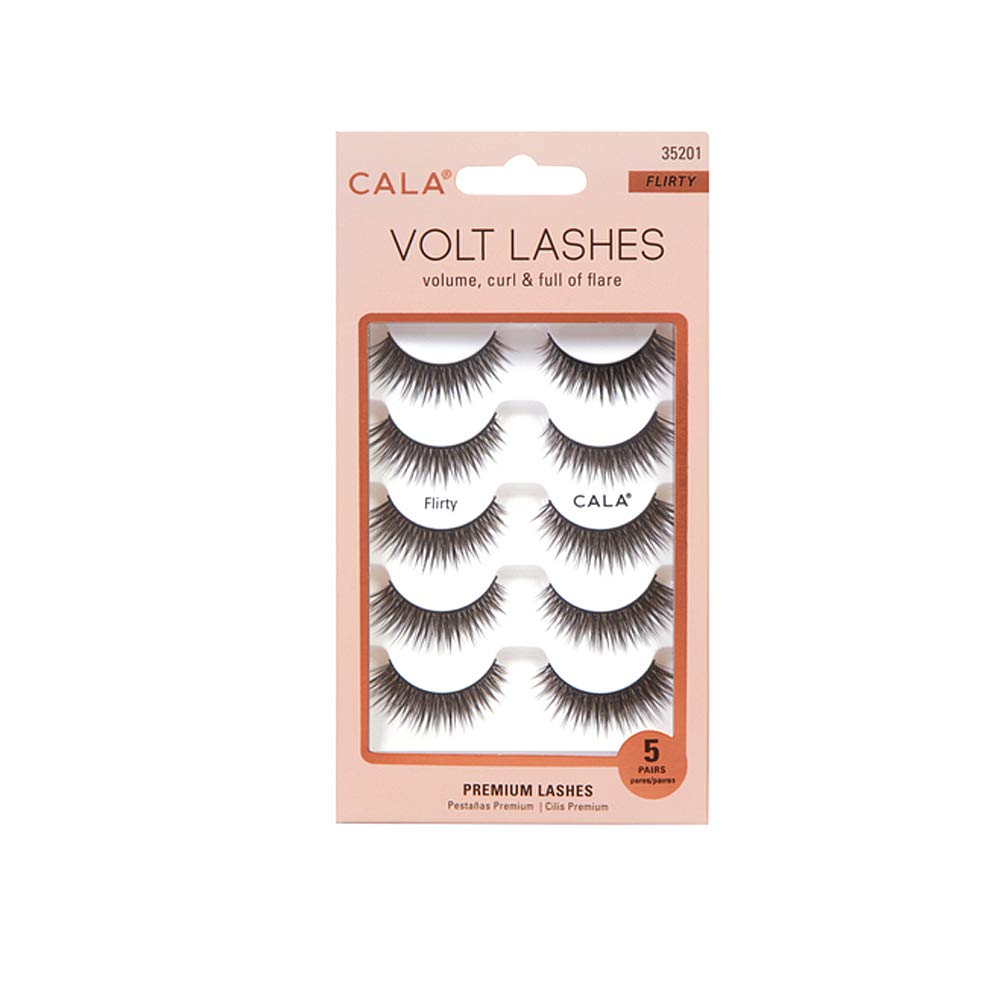Light So Shine Volt Lashes volume, curl & full of flare 5 pairs (Flirty) Beauty & Personal Care Cala