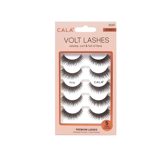 Light So Shine Volt Lashes volume, curl & full of flare 5 pairs (Flirty) Beauty & Personal Care Cala