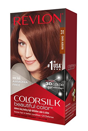 Revlon ColorSilk Haircolor, Dark Auburn, 4.40 Total Ounces (Pack of 3) Beauty & Personal Care REVLON