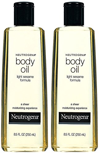 Neutrogena Lightweight Body Oil for Dry Skin, Sheer Moisturizer in Light Sesame Formula, 8.5 fl. oz (Pack of 2) Beauty & Personal Care Neutrogena