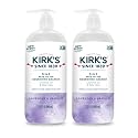 Kirk's 3-in-1 Head to Toe Nourishing Liquid Cleanser- for Men, Women & Children - Premium Coconut Oil & Aloe Vera- Non GMO & Vegan - Lavender Beauty & Personal Care Kirk's