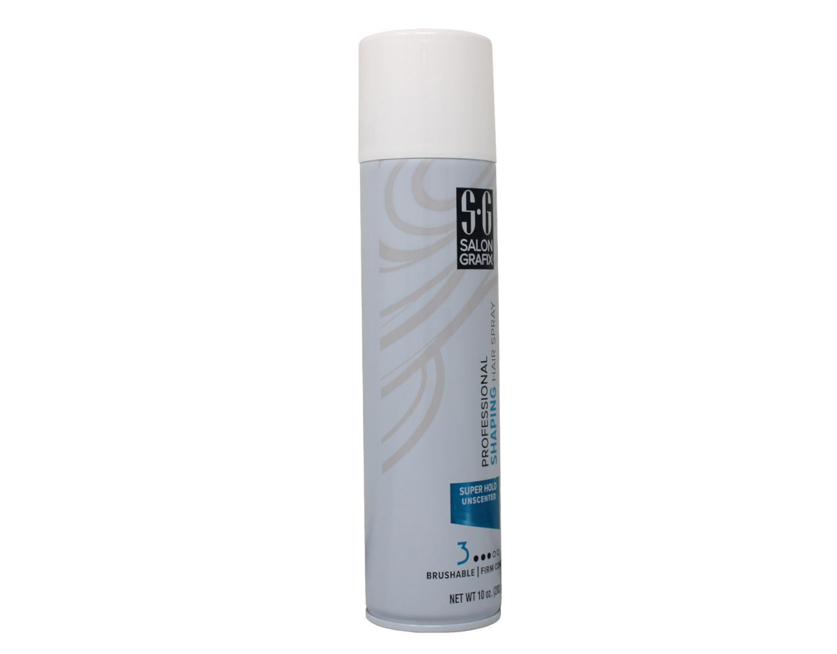 Salon Grafix Professional Shaping Hair Spray, Super Hold Unscented, 10 oz (Pack of 4) Beauty & Personal Care Salon Grafix