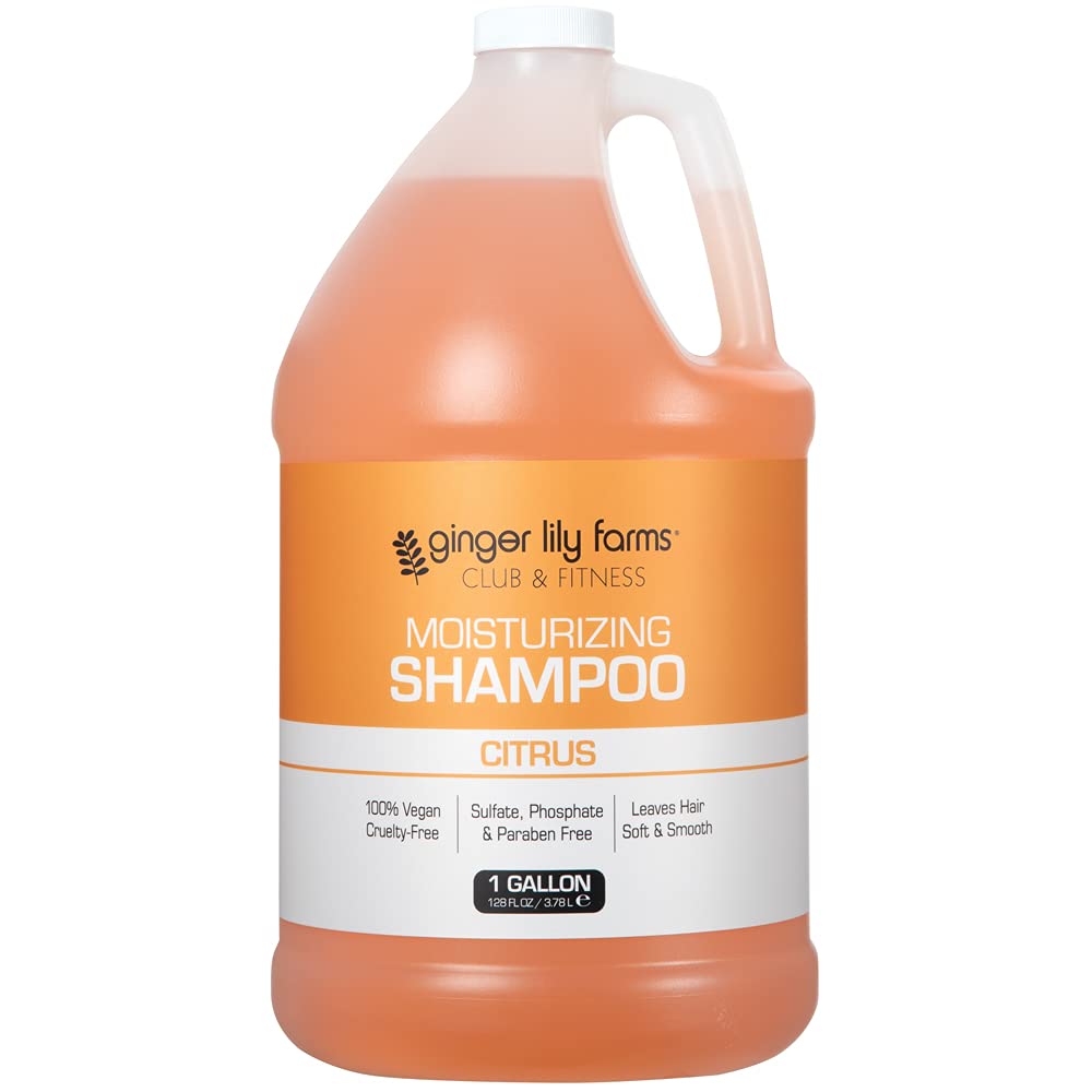 Ginger Lily Farms Club & Fitness Shampoo, 128oz/4pk, Citrus