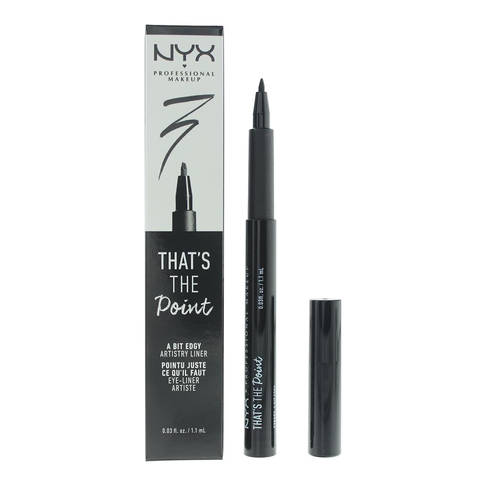 NYX PROFESSIONAL MAKEUP That's The Point Liquid Eyeliner, A Bit Edgy Beauty & Personal Care NYX PROFESSIONAL MAKEUP