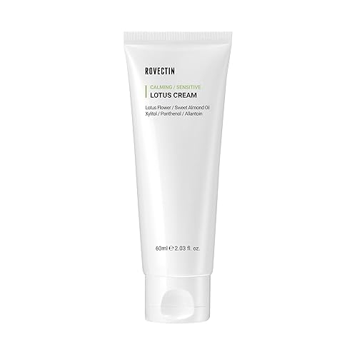 ROVECTIN Calming Lotus Cream - Lightweight Hydrating & Soothing Moisturizer Face Cream for Sensitive Skin | 75% Lotus Water Extract & Niacinamide Beauty & Personal Care ROVECTIN