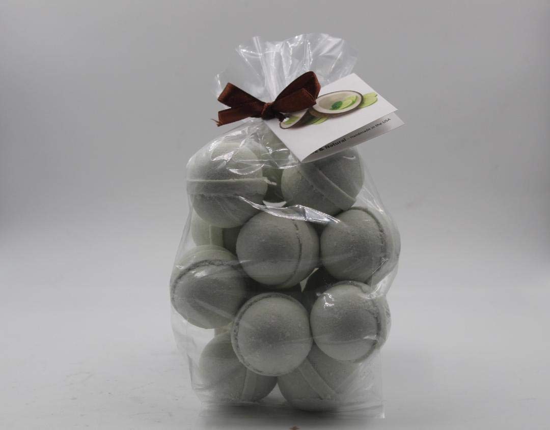 Spa Pure Ginger Lime Bath Bombs: USA Made Bath Bomb Fizzies with Shea Butter, Ultra Moisturizing ...Great for Dry Skin (14 Count) Pack of 1 Beauty and Personal Care Spa Pure