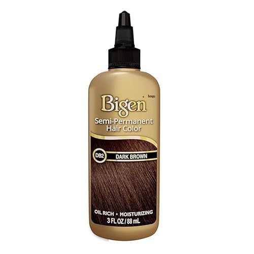 Bigen Semi Permanent Hair Color #Db2 Darkest Brown, 3 oz (Pack of 7) Beauty & Personal Care Bigen