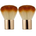 2 Pieces Kabuki Brushes Powder Brush Blush Brush Foundation Brush Bronzer Brush Face Blender Brush Mineral Blending Buffing Concealer Brush Beauty & Personal Care RN BEAUTY