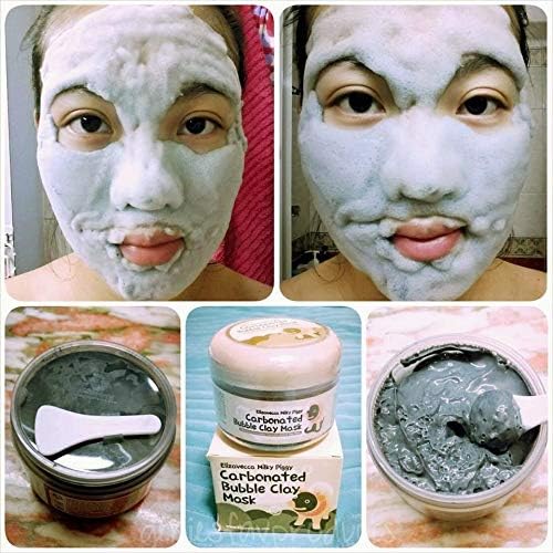 Elizavecca Milky Piggy Carbonated Bubble Clay Mask 100g, Damage Control, Skin Exfoliating, Pore Tightening Beauty & Personal Care Elizavecca