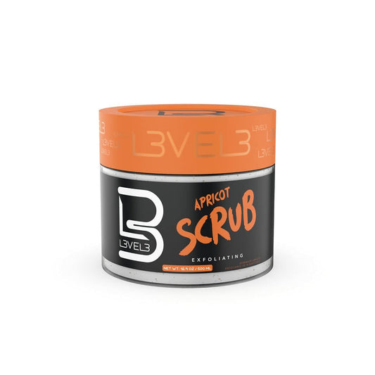 L3 - Level 3 Apricot Facial Scrub - Great for All Skin Types - Reduces Acne - Gentle and Effective Exfoliation - Reduces Clogged Pores Beauty & Personal Care L3