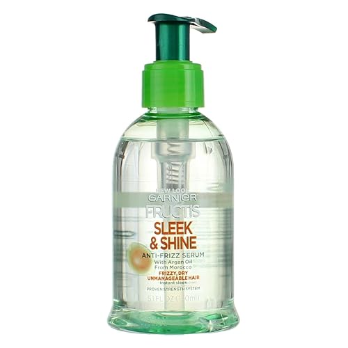 Garnier Fructis Serum Anti-Frizz Sleek & Shine 5.1 Ounce (150ml) (6 Pack) Beauty & Personal Care Garnier