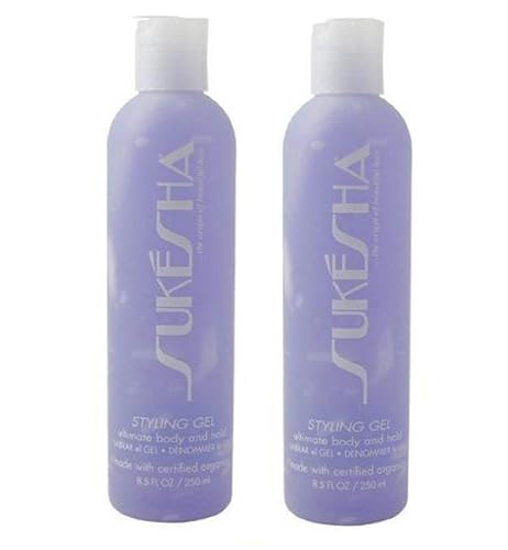Sukesha Styling Gel 8.4 oz 2 Pack Beauty & Personal Care Sukesha