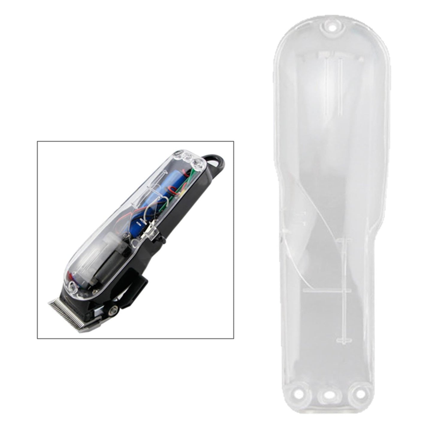 Back Cover for Wahl 8148 Cordless Magic Hair Clippers, Hair Shaver DIY Cover Case, Transparent Accessories Beauty and Personal Care MOUDOAUER