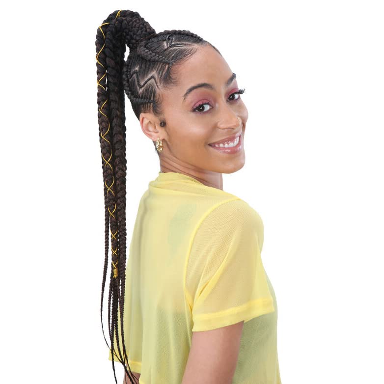 Shake N Go Freetress Synthetic BRAIDS - 3X Pre-Stretched Braid 301 28 Inch (Color:OMPINKKISS)