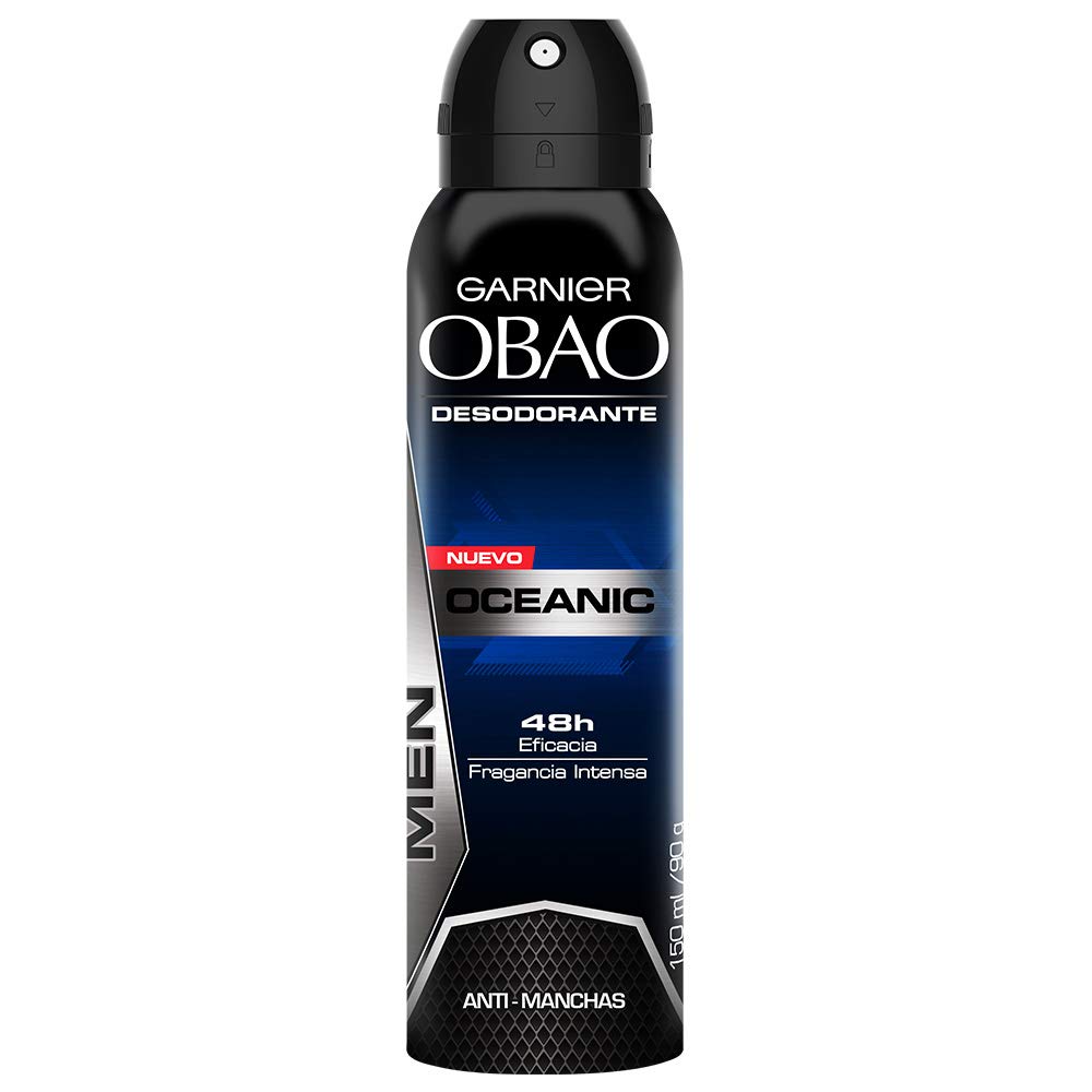 Obao Mens Oceanic Deodorant Spray 150ml - Desodorante Oceanico Aerosol para Hombre (Pack of 1) Beauty and Personal Care Obao