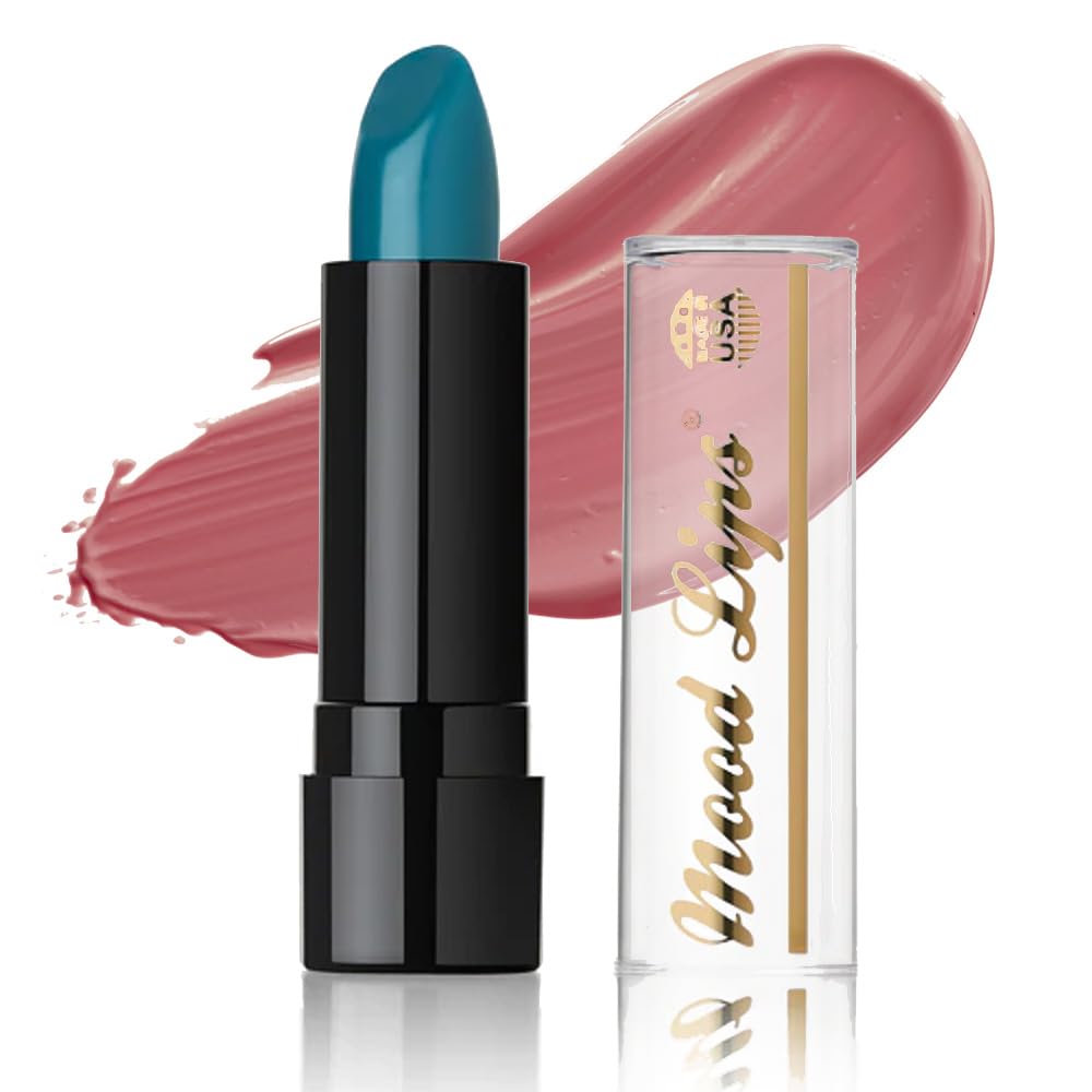 Mood Lips Color Changing Lipstick | Long Lasting Lip Stain Effect | 12 Hour Wear | Magic pH Tint | Aloe Vera Hydrating & Moisturizing | Made in USA | Beauty & Personal Care Mood Lips