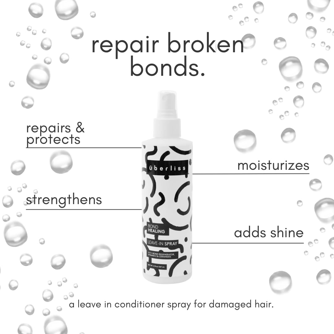 UBERLISS Bond Leave-in Conditioner Spray - 8oz - Hair Repair Treatment For Damaged Hair - Strengthening & Moisturizing Beauty & Personal Care UBERLISS