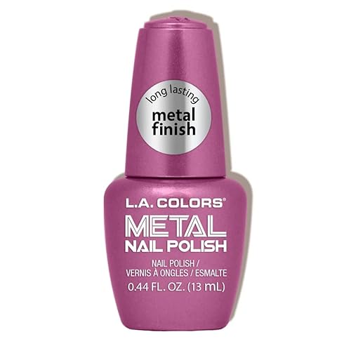 L.A. COLORS Metal Nail Polish, Rose Mimosa CNL152 Beauty & Personal Care L.A. COLORS