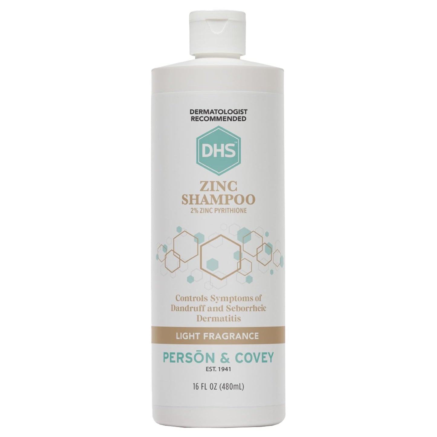 DHS Zinc Shampoo - Dandruff Shampoo - for Flaky and Dry Scalp with 2% Zinc Pyrithione, 16 oz Beauty & Personal Care DHS