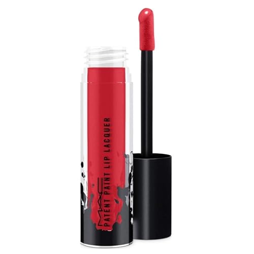 MAC Cosmetics Limited Edition Patent Paint Lip Lacquer - 593 Slick Flick (Red) - 0.13 oz / 3.8 g Beauty & Personal Care MAC