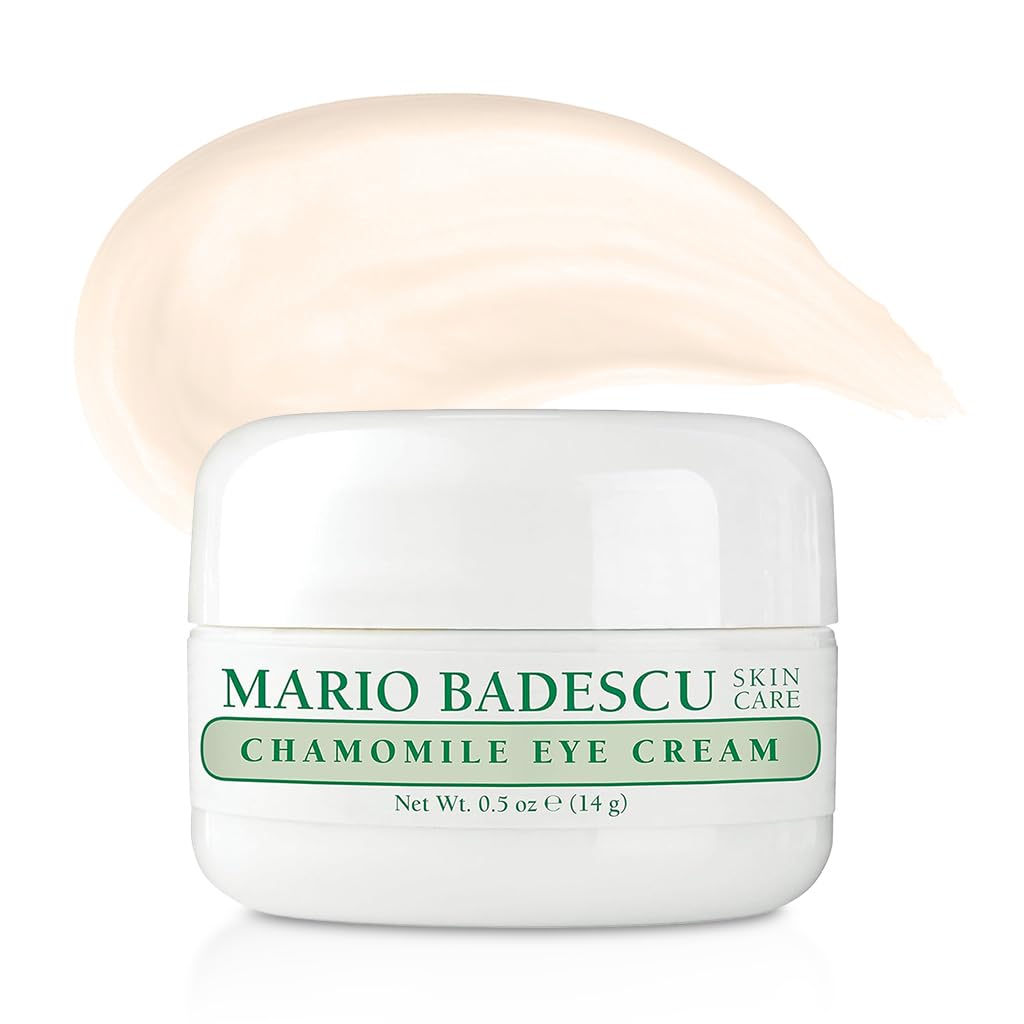 Mario Badescu Chamomile Eye Cream for Combination, Dry or Sensitive Skin, Luxurious & Soothing Eye Care Formulated with Vitamin A & E Oils, Pack of 1 Beauty & Personal Care Mario Badescu