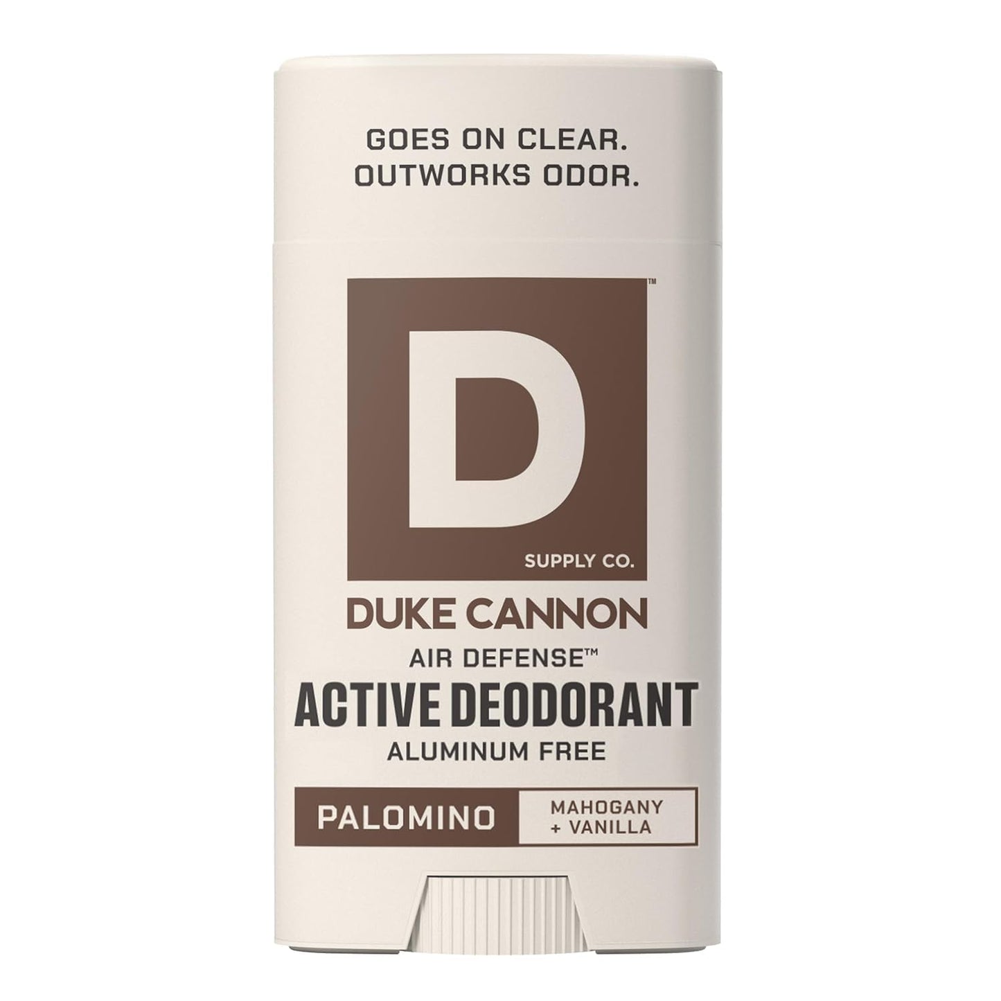 Duke Cannon Supply Co. Palomino Aluminum Free Deodorant for Men - 3 oz - Mahogany + Vanilla Scent - Long-Lasting, Clear Glide - Air Defense Beauty and Personal Care Duke Cannon Supply Co.