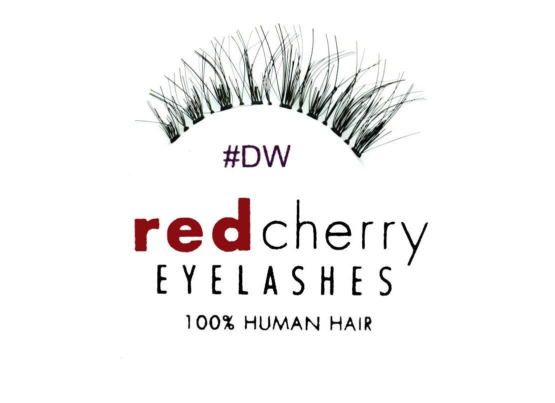 Red Cherry #DW False Eyelashes (Pack of 6 Pairs) Beauty & Personal Care Red Cherry