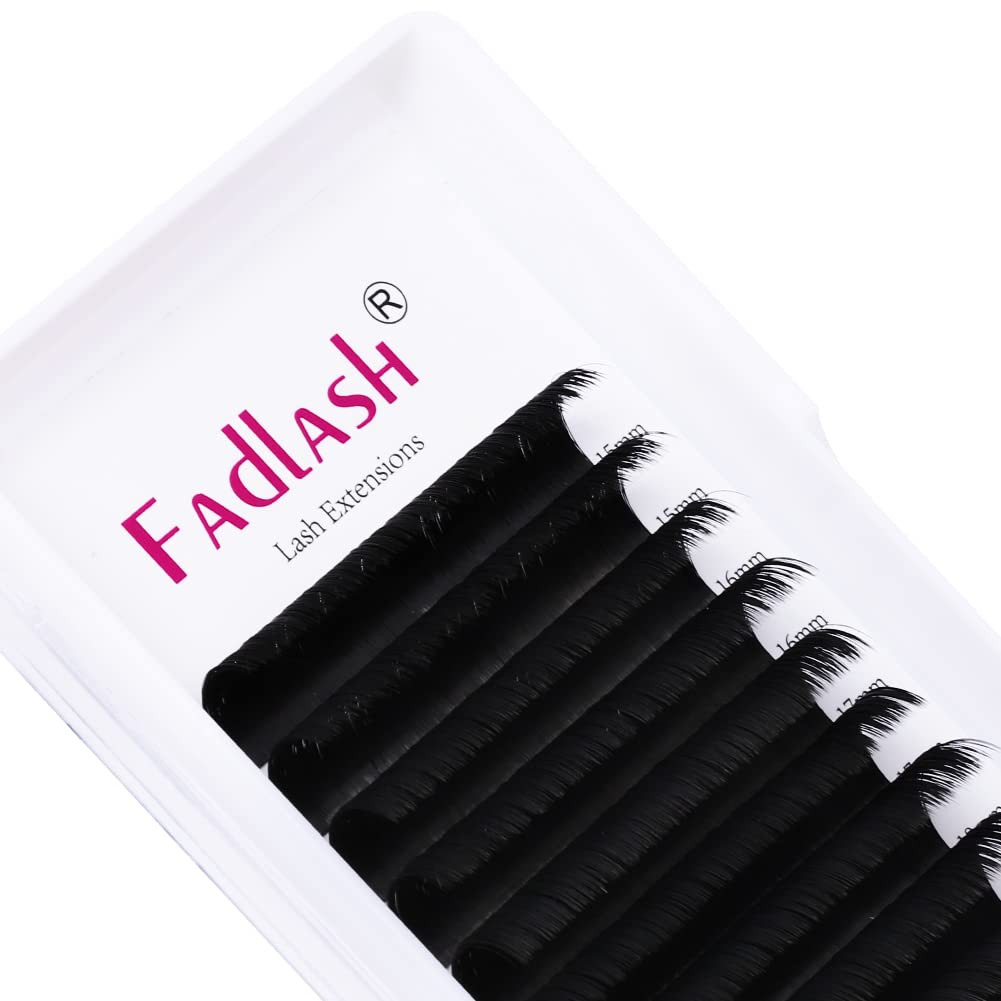 Volume Lash Extensions Easy Fan Eyelashes Extension 0.03 0.05 0.07 0.10 Thickness Rapid Blooming Self Fanning Eyelash Extensions Faux Mink Easy Fan Beauty and Personal Care FADLASH