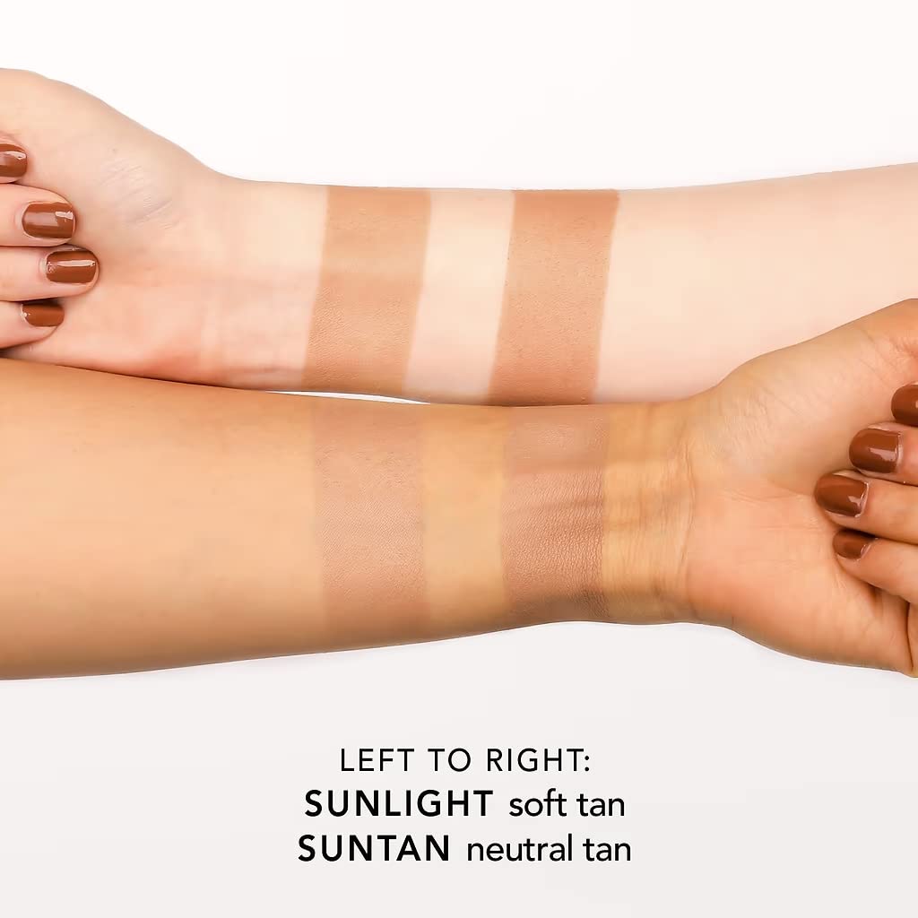Jouer Sunswept Bronzer Duo 2 Complementary Shades Velvety Formula Matte & Shimmer Shades Vitamin E Talc, Paraben, Gluten & Cruelty Free Beauty & Personal Care Jouer