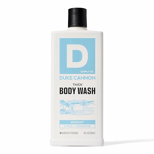 Duke Cannon Supply Co. Thick High Viscosity Body Wash - 3X Thicker, Cleansing Shower and Bath Gel, Mineral-Enriched for Men - Shower Gel - Men’s Body Beauty & Personal Care Duke Cannon Supply Co.