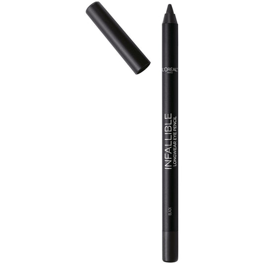 L'Oreal Paris Makeup Infallible Pro-Last Pencil Eyeliner, Waterproof and Smudge-Resistant, Glides on Easily to Create any Look, Black, 0.042 oz., 1 Beauty & Personal Care L'Oreal Paris