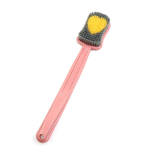 Ruilogod Heart Pattern Soft Bristle Plastic Handle Good Performance Body Brush Bath Scrubber Pink (id: 484 bd2 719 2e0 9f4 Beauty and Personal Care Ruilogod