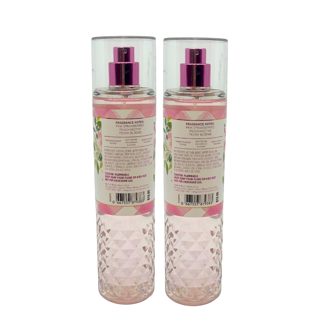 Bath and Body Works GINGHAM GORGEOUS Mist 8 Fluid Ounce (2023 Limited Edition) Pack of 2 Gift Set Beauty & Personal Care Bath & Body Works