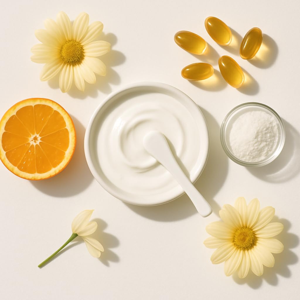 Global Beauty Care Vitamin C - Skin Cream with Niacinamide, AHA & Vitamin E 1.7 fl oz 50ml Beauty & Personal Care Global Beauty Care