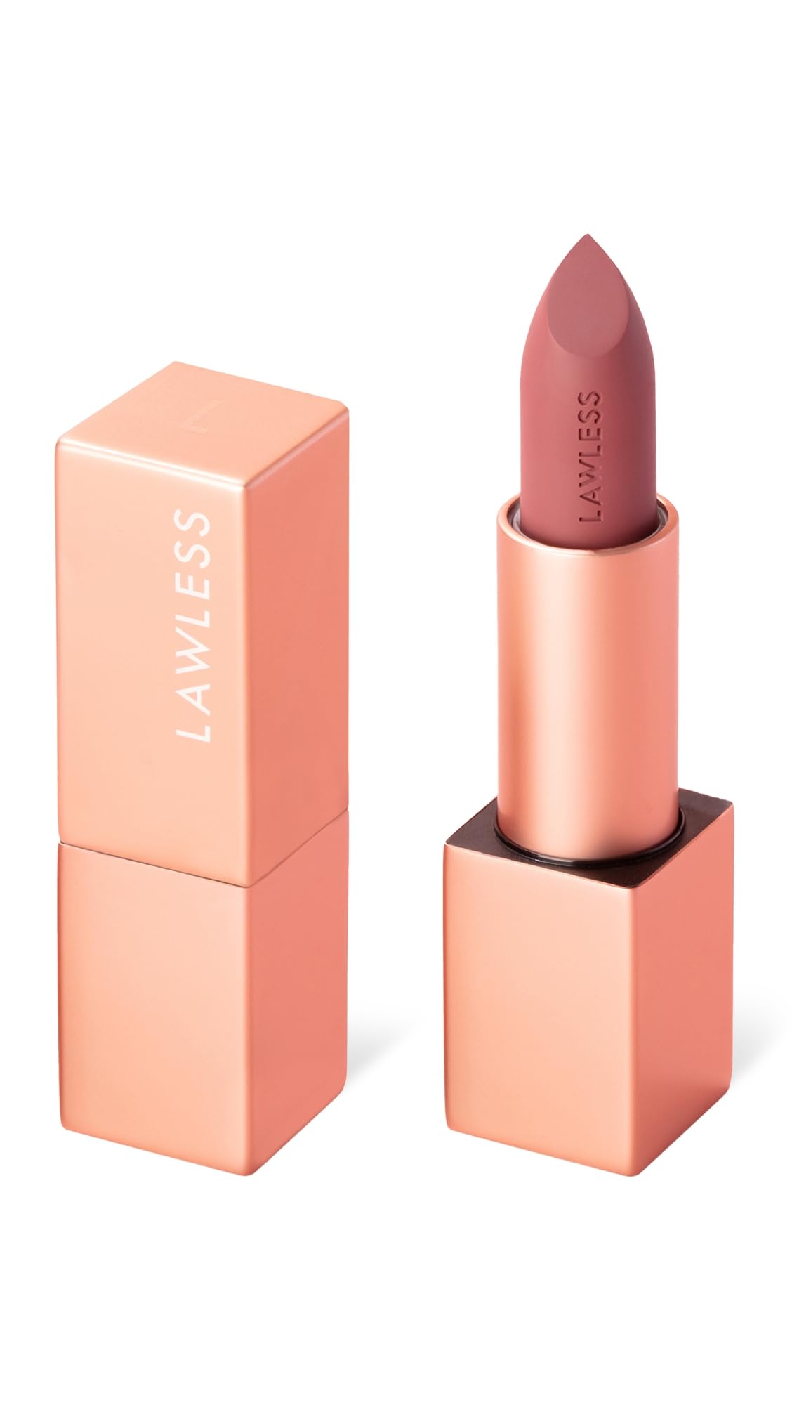Lawless Women's Forget the Filler Lip-Plumping Line-Smoothing Satin Cream Lipstick, Minx, 0.1 Ounce Beauty & Personal Care Lawless