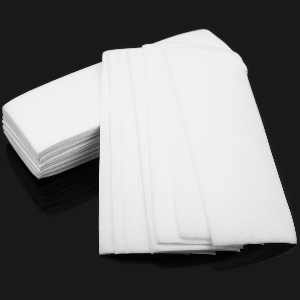 RHX 100 pcs Hair Removal Depilatory Nonwoven Epilator Wax Strip Paper Roll Waxing Beauty and Personal Care Broadfashion