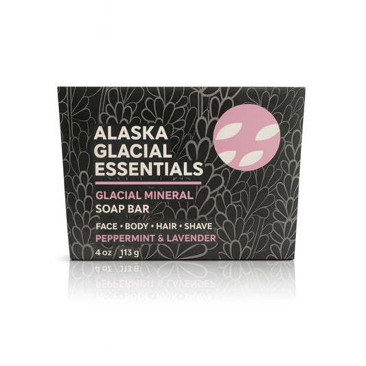 Alaska Glacial Cold-Process Mineral Clay Soap Bar made with Organic Oils | Face, Body, Shampoo & Shave | Hydrates & Detoxifies | For All Skin Types Beauty & Personal Care Alaska Glacial Essentials Skincare