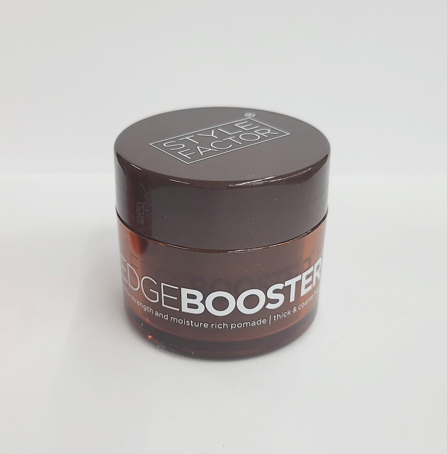 Style Factor Edge Booster Extra Strength and Moisture Rich Pomade 0.85oz Mini Travel Size (0.85oz, Pack of 1, Amber) Beauty & Personal Care Style Factor