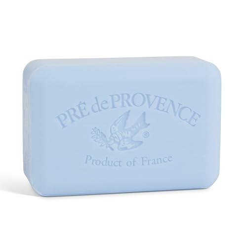 Pre de Provence Artisanal Soap Bar, Enriched with Organic Shea Butter, Natural French Skincare, Quad Milled for Rich Smooth Lather, 8.8 Ounce, Ocean Beauty & Personal Care Pre de Provence