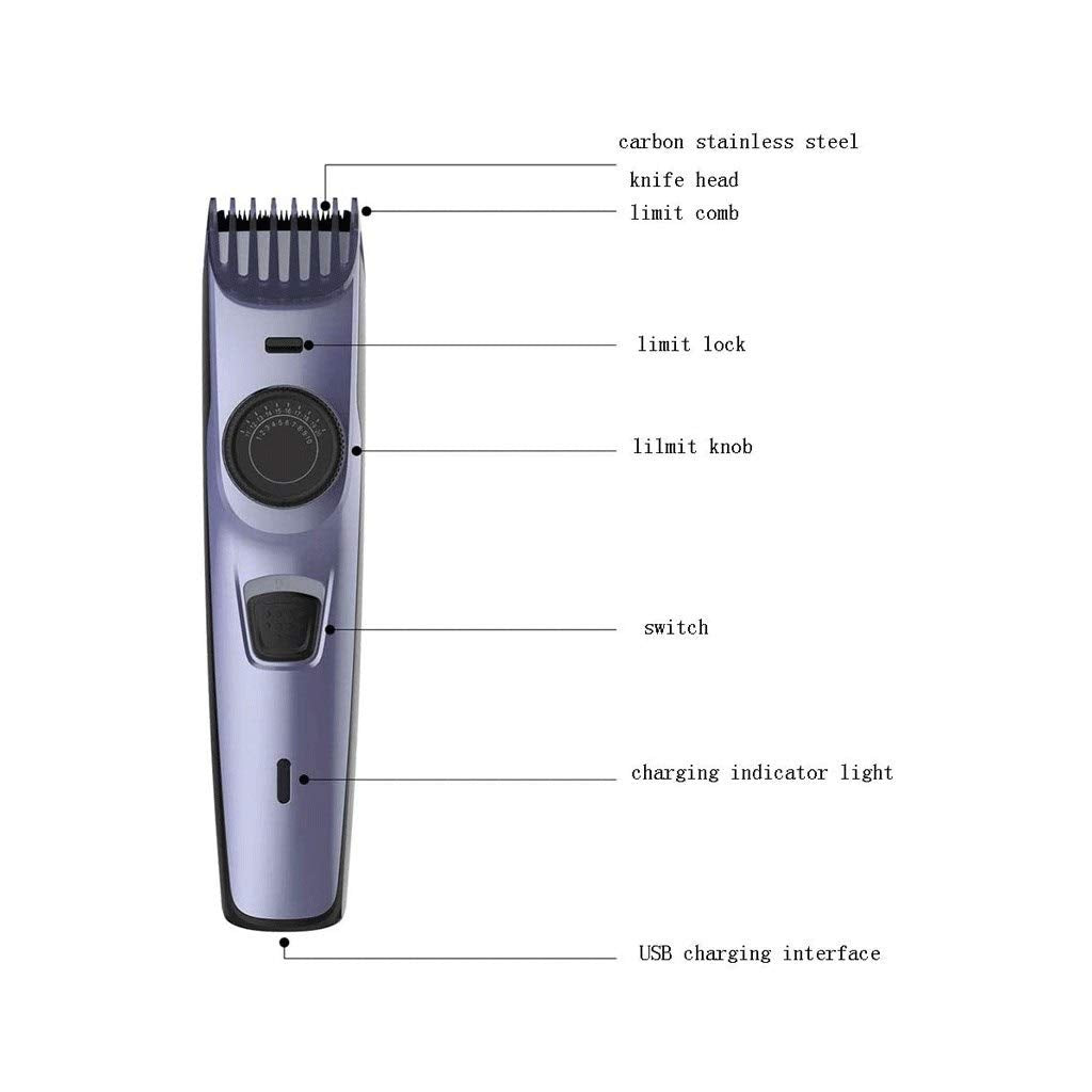 ZUIAI Charging Electrict Hair Clippers, Hair Clippers for Men, Cordless Hair Clippers with Stainless Steel Blade Beauty and Personal Care ZUIAI