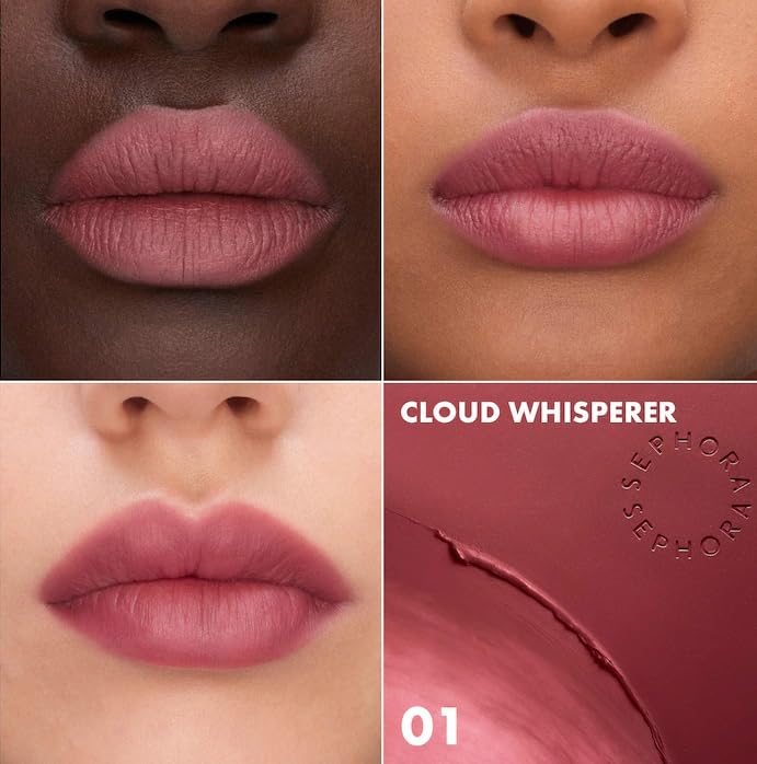 SEPHORA Collection Cloud Blurred Matte Lipstick - 01 Cloud Whisperer (soft, neutral nude) .10 Oz Beauty & Personal Care SEPHORA