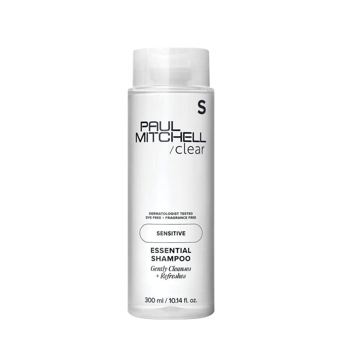 Paul Mitchell Clear Essential Shampoo, Fragrance Free, For Sensitive Scalp + Skin, 10.14 fl. oz.