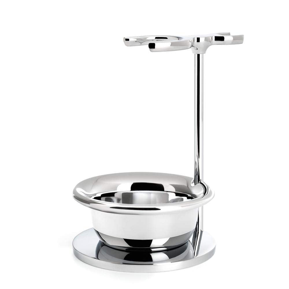 MÜHLE Chrome Shaving Set Stand for SOPHIST and CLASSIC series Brushes & Razors with Bowl Beauty and Personal Care MÜHLE