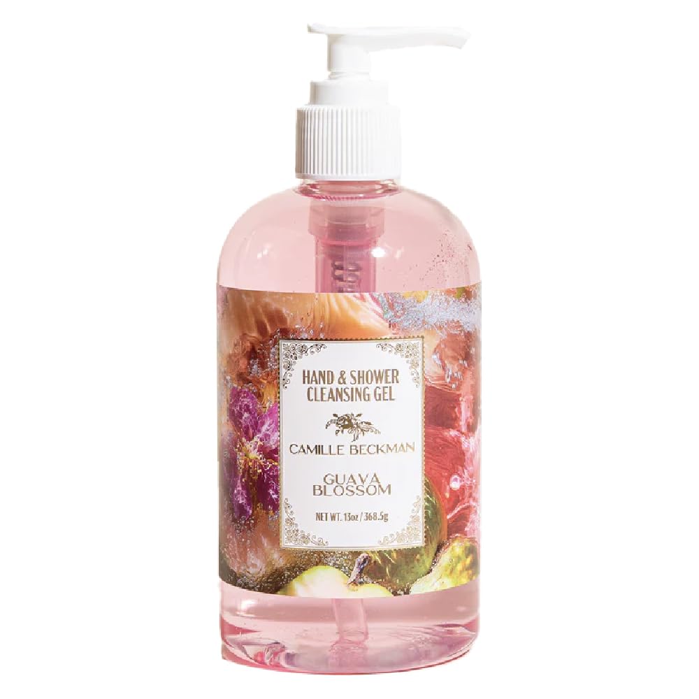 Camille Beckman Guava Blossom Hand & Shower Cleansing Gel - Gentle Moisturizing Body Wash, Fresh Tropical Scent, 13 fl oz Beauty & Personal Care Camille Beckman